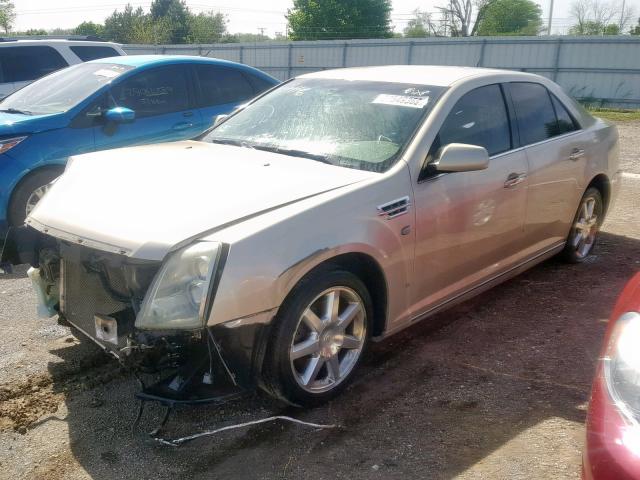 1G6DC67A080111396 - 2008 CADILLAC STS BEIGE photo 2
