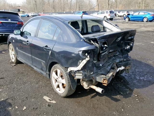 JM1BK324061487935 - 2006 MAZDA 3 S BLACK photo 3