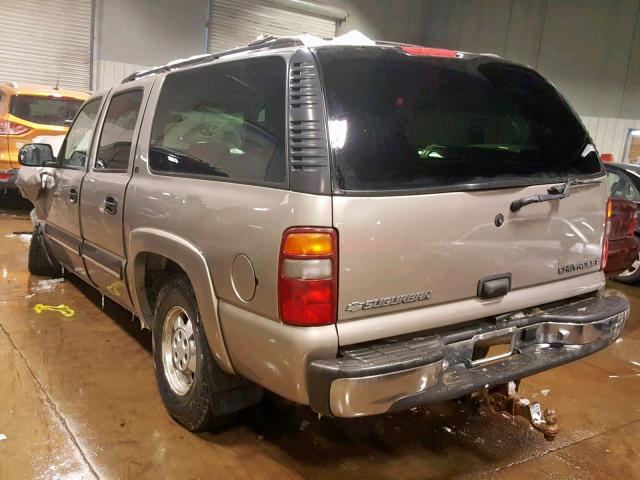 1GNFK16Z52J138573 - 2002 CHEVROLET SUBURBAN K SILVER photo 3