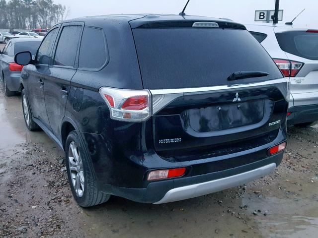 JA4AD3A36FZ013742 - 2015 MITSUBISHI OUTLANDER BLACK photo 3