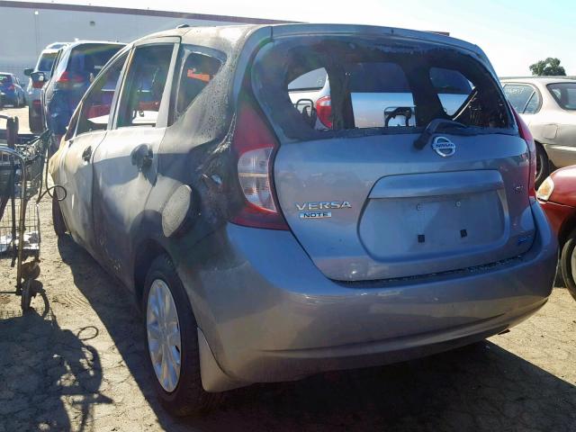 3N1CE2CP2FL416049 - 2015 NISSAN VERSA NOTE GRAY photo 3
