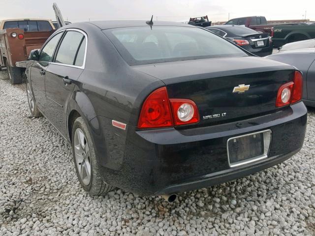 1G1ZC5EB0AF216539 - 2010 CHEVROLET MALIBU 1LT BLACK photo 3