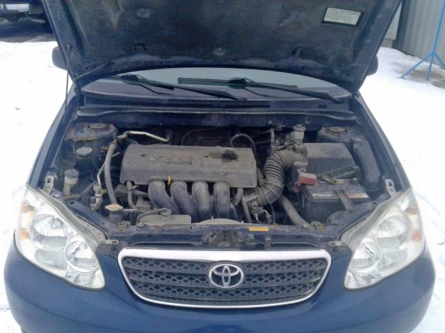 2T1BR32E55C330352 - 2005 TOYOTA COROLLA CE BLUE photo 7