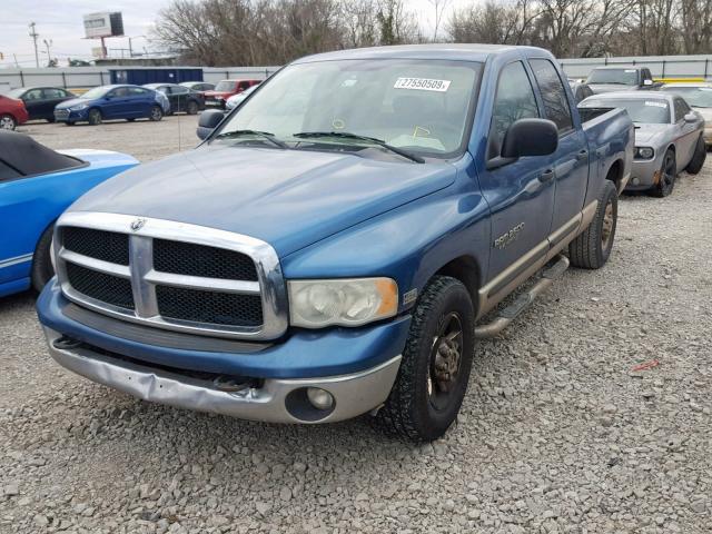 3D7KR28D65G778507 - 2005 DODGE RAM 2500 S BLUE photo 2