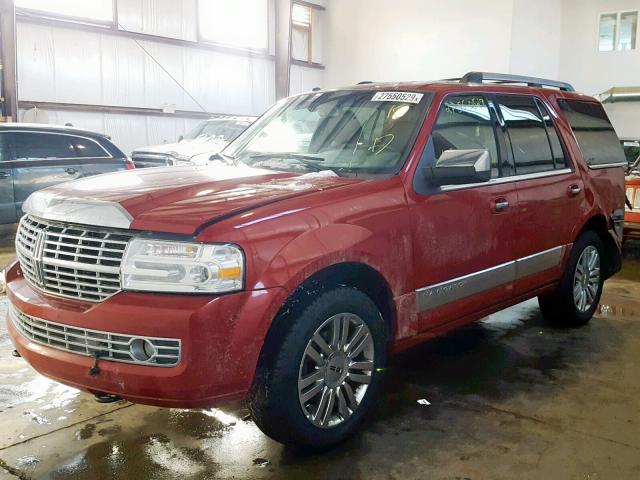 5LMFU28579LJ00952 - 2009 LINCOLN NAVIGATOR RED photo 2