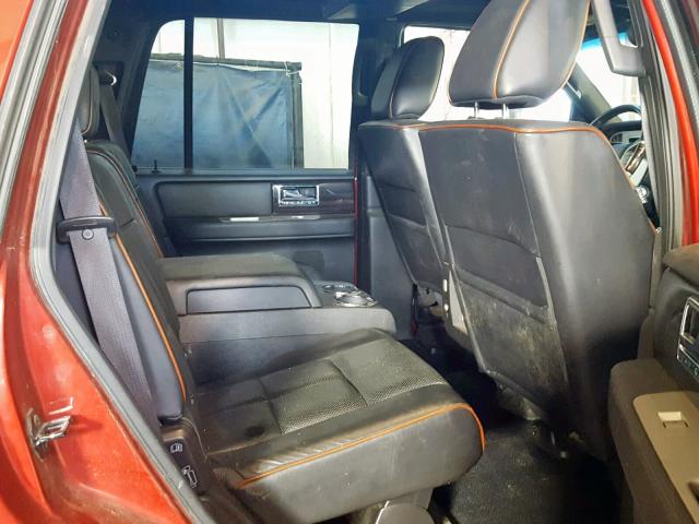 5LMFU28579LJ00952 - 2009 LINCOLN NAVIGATOR RED photo 6