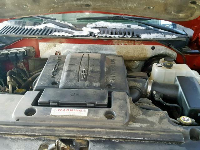 5LMFU28579LJ00952 - 2009 LINCOLN NAVIGATOR RED photo 7