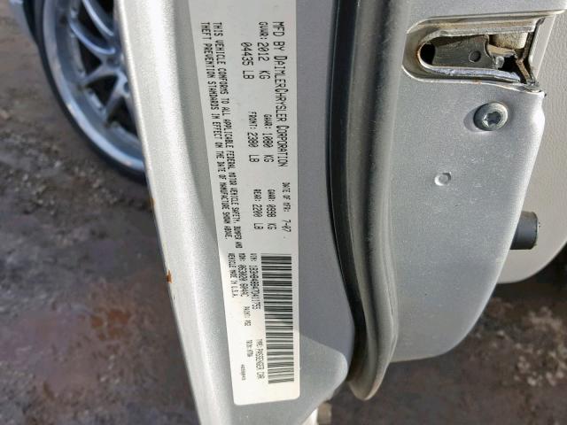 1B3HB48B47D411755 - 2007 DODGE CALIBER SX SILVER photo 10