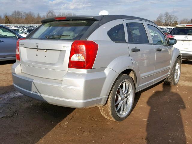 1B3HB48B47D411755 - 2007 DODGE CALIBER SX SILVER photo 4