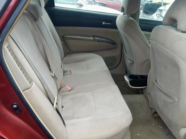 JTDKB20U053111350 - 2005 TOYOTA PRIUS 勃艮第红 照片 6