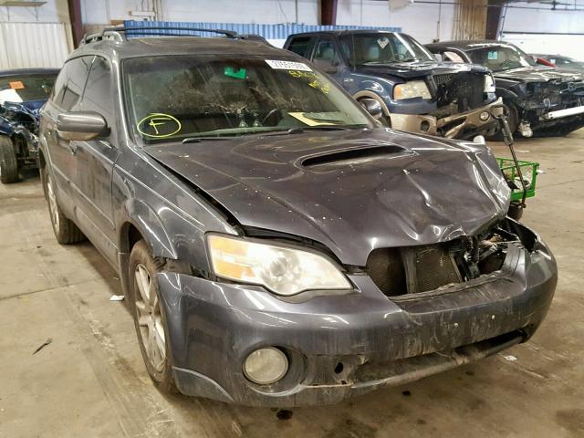 4S4BP63C274317421 - 2007 SUBARU LEGACY OUT BLUE photo 1