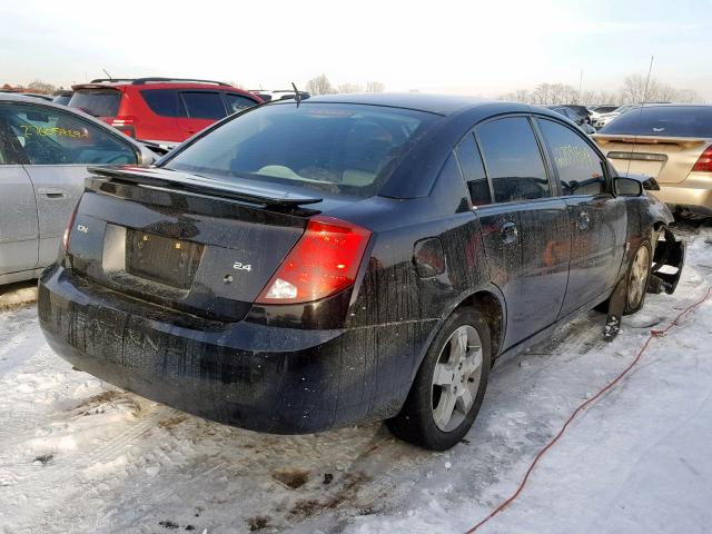 1G8AL55B16Z103302 - 2006 SATURN ION LEVEL BLACK photo 4