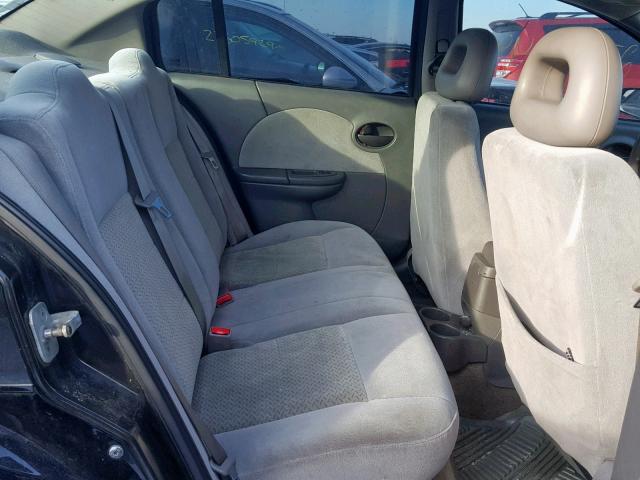 1G8AL55B16Z103302 - 2006 SATURN ION LEVEL BLACK photo 6