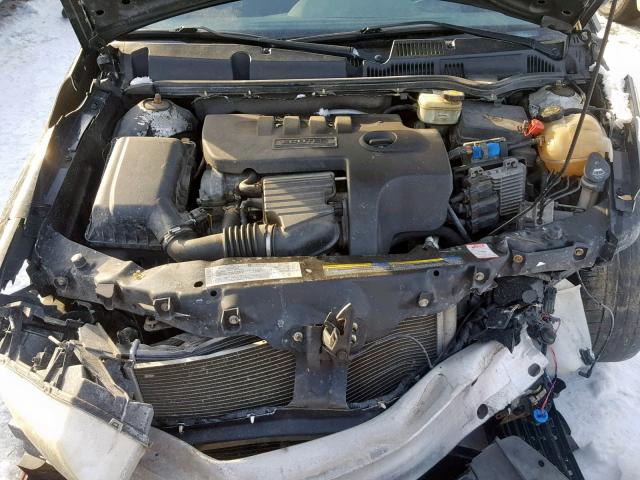 1G8AL55B16Z103302 - 2006 SATURN ION LEVEL BLACK photo 7