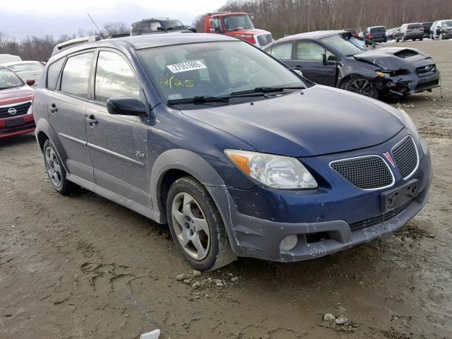 5Y2SL658X6Z464922 - 2006 PONTIAC VIBE BLUE photo 1