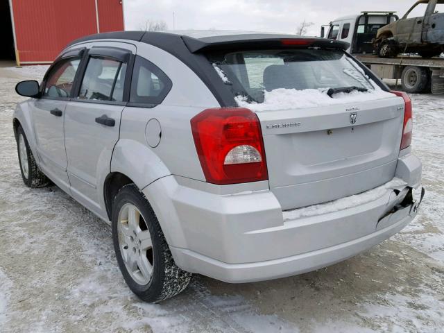 1B3HB48B68D712691 - 2008 DODGE CALIBER SX SILVER photo 3