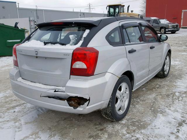 1B3HB48B68D712691 - 2008 DODGE CALIBER SX SILVER photo 4