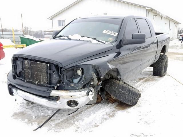 3D7KS29A08G142534 - 2008 DODGE RAM 2500 BLACK photo 2