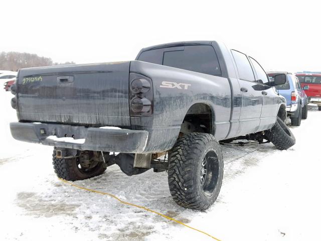 3D7KS29A08G142534 - 2008 DODGE RAM 2500 BLACK photo 4