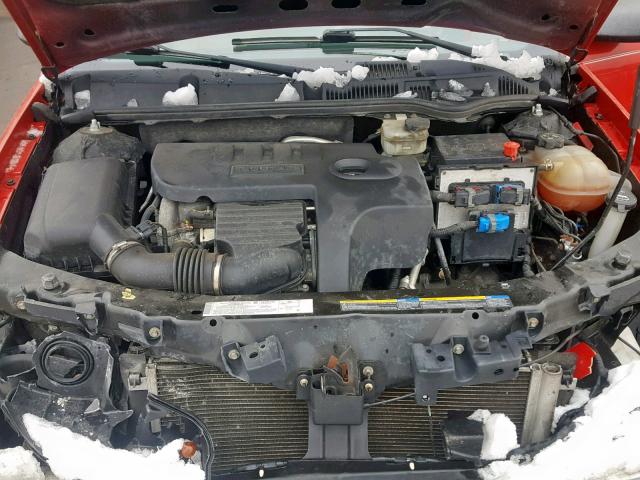 1G8AW15FX6Z161413 - 2006 SATURN ION LEVEL RED photo 7