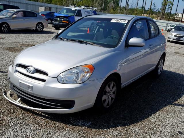 KMHCM3AC3AU152369 - 2010 HYUNDAI ACCENT BLU SILVER photo 2