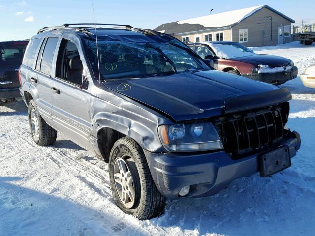 1J4GW48NX4C124361 - 2004 JEEP GRAND CHER BLUE photo 1