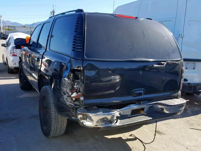 1GKEC13V65R155136 - 2005 GMC YUKON BLACK photo 3