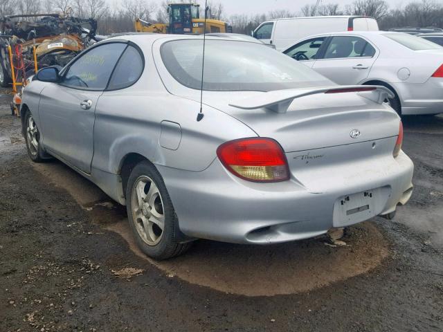 KMHJG25F51U238991 - 2001 HYUNDAI TIBURON SILVER photo 3