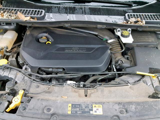 1FMCU0GX6EUE24377 - 2014 FORD ESCAPE SE GRAY photo 7