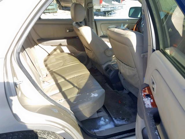 JTJGF10U020126025 - 2002 LEXUS RX 300 GOLD photo 6