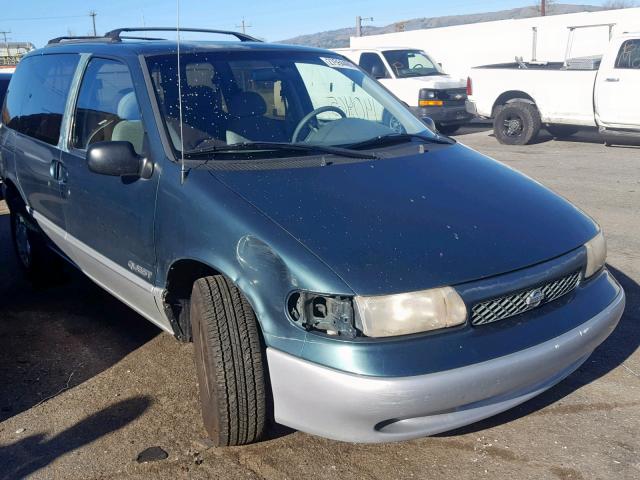 4N2DN1112VD834655 - 1997 NISSAN QUEST XE BLUE photo 1