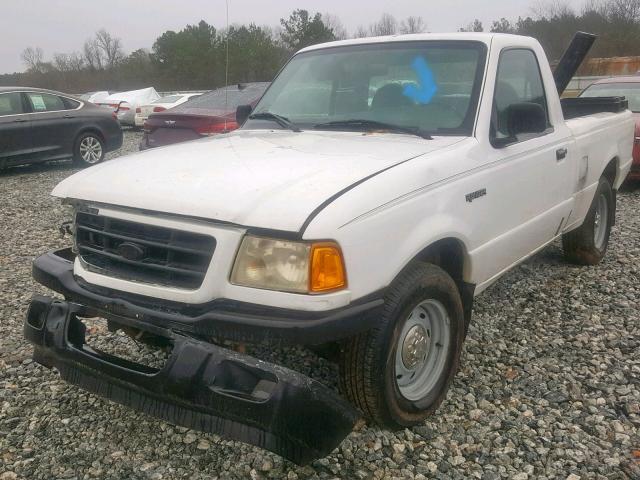 1FTYR10U91PA56206 - 2001 FORD RANGER WHITE photo 2