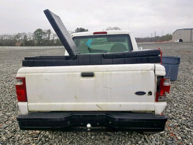 1FTYR10U91PA56206 - 2001 FORD RANGER WHITE photo 6