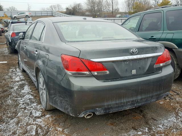 4T1BK3DB5CU468668 - 2012 TOYOTA AVALON BAS GREEN photo 3