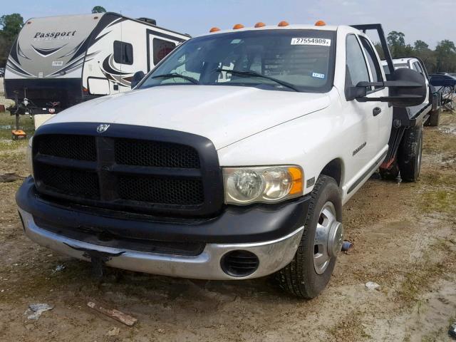 3D7MA48D93G737264 - 2003 DODGE RAM 3500 S WHITE photo 2