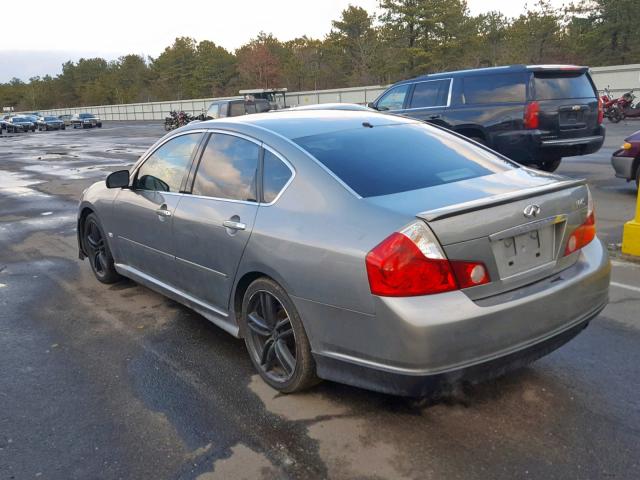 JNKBY01EX7M402105 - 2007 INFINITI M45 BASE GRAY photo 3