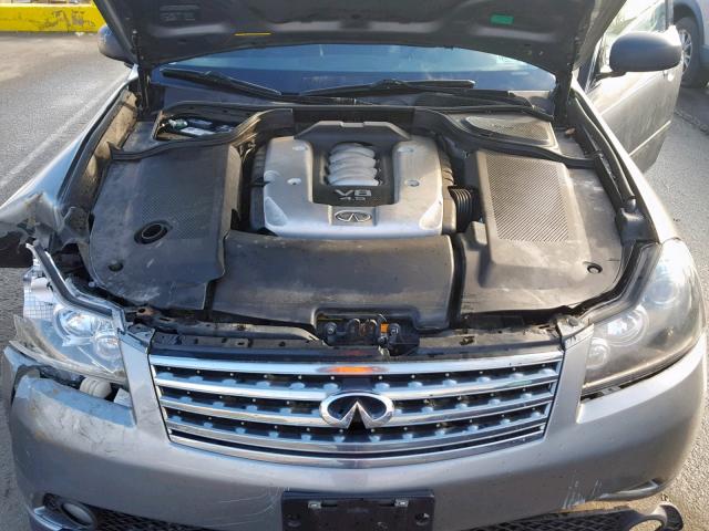 JNKBY01EX7M402105 - 2007 INFINITI M45 BASE GRAY photo 7