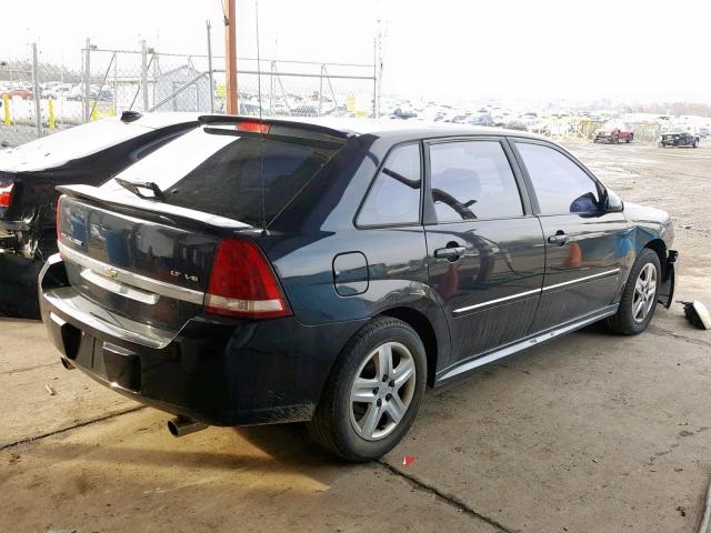1G1ZT61806F117176 - 2006 CHEVROLET MALIBU MAX შავი ფოტო 4