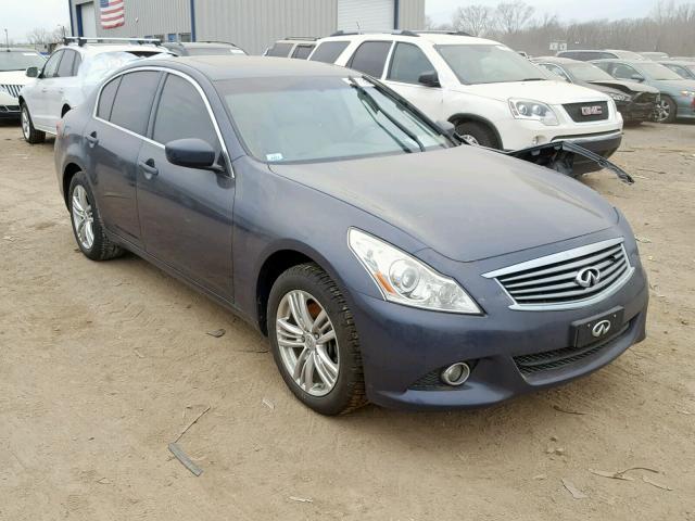 JN1CV6AR1CM976173 - 2012 INFINITI G37 BLUE photo 1