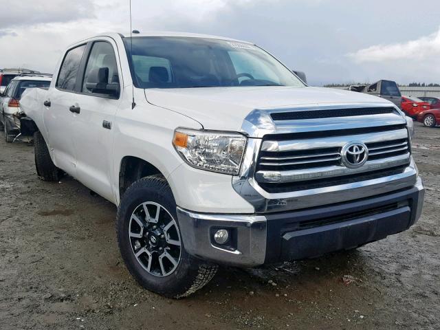 5TFDY5F14HX654753 - 2017 TOYOTA TUNDRA CRE WHITE photo 1