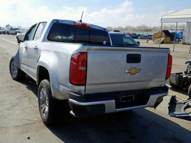 1GCGSCE32G1221486 - 2016 CHEVROLET COLORADO L SILVER photo 3