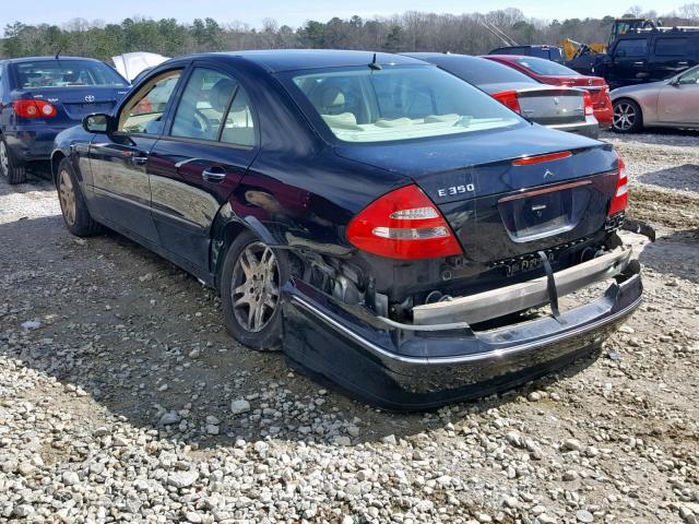 WDBUF56J46A805465 - 2006 MERCEDES-BENZ E 350 BLACK photo 3