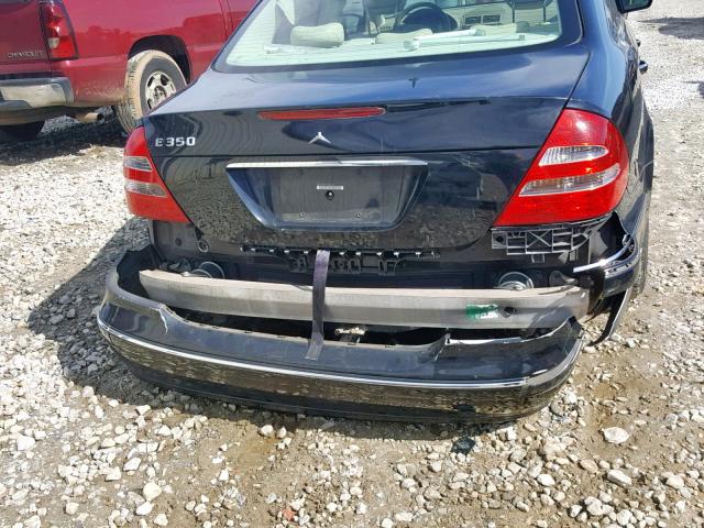 WDBUF56J46A805465 - 2006 MERCEDES-BENZ E 350 BLACK photo 9