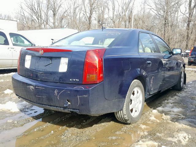 1G6DP567050236446 - 2005 CADILLAC CTS HI FEA BLUE photo 4