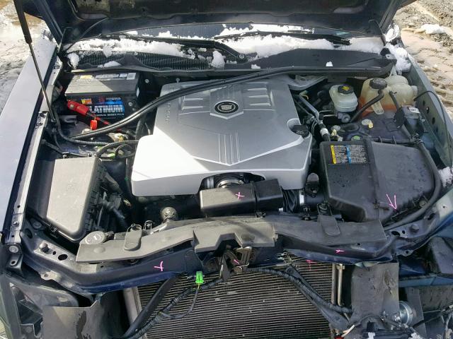 1G6DP567050236446 - 2005 CADILLAC CTS HI FEA BLUE photo 7