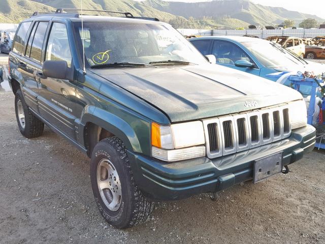 1J4GZ48Y5WC291523 - 1998 JEEP GRAND CHER GREEN photo 1