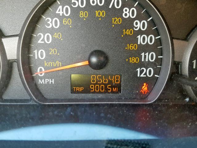 1G8AJ52FX3Z118695 - 2003 SATURN ION LEVEL BLACK photo 8