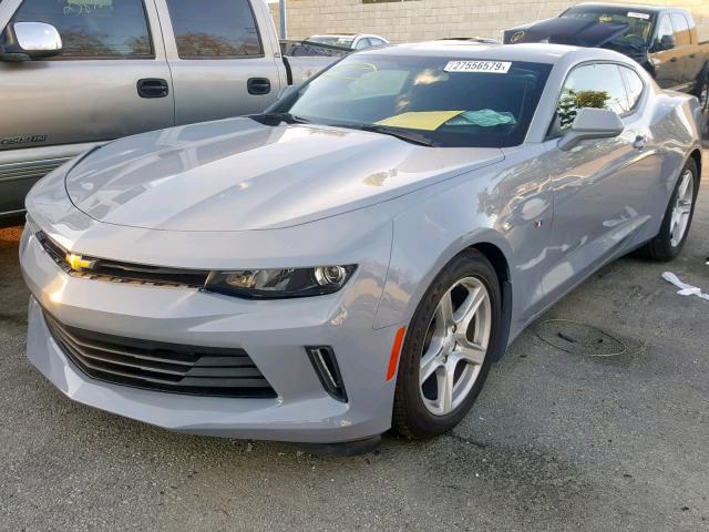 1G1FB1RS1H0211629 - 2017 CHEVROLET CAMARO LT GRAY photo 2