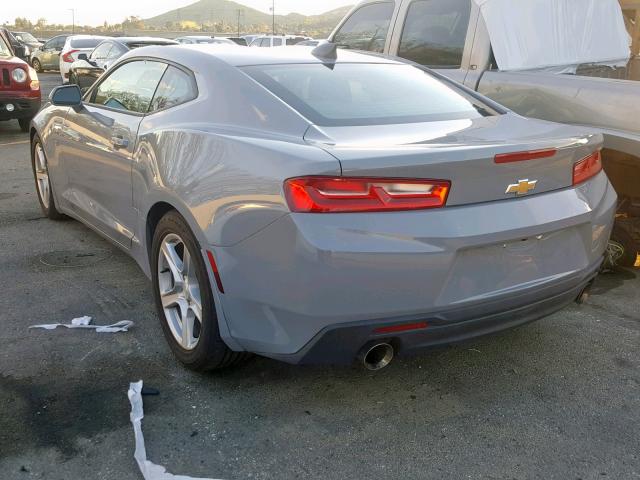 1G1FB1RS1H0211629 - 2017 CHEVROLET CAMARO LT GRAY photo 3