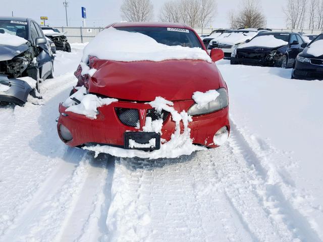 2G2WP552X81173428 - 2008 PONTIAC GRAND PRIX RED photo 7